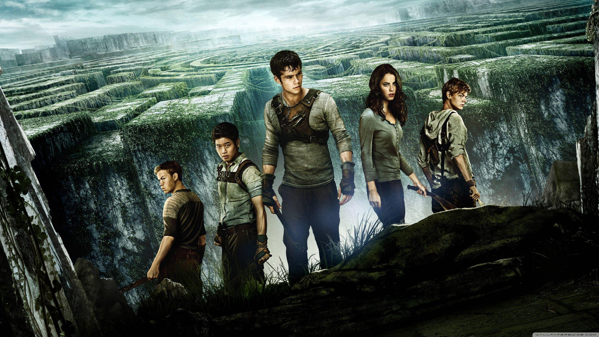 The Maze Runner Characters Poster Wallpaper