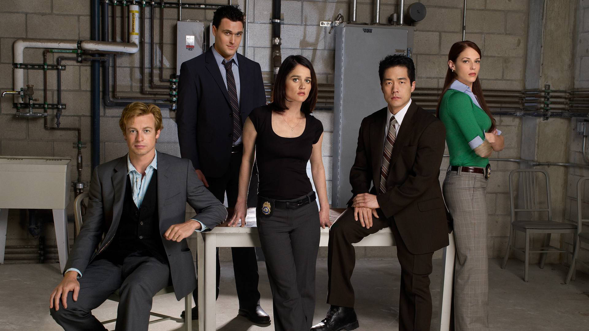 The Mentalist Series Characters Wallpaper