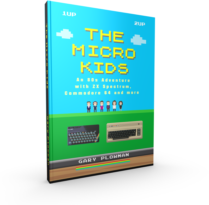 The Micro Kids80s Adventure Book Cover PNG