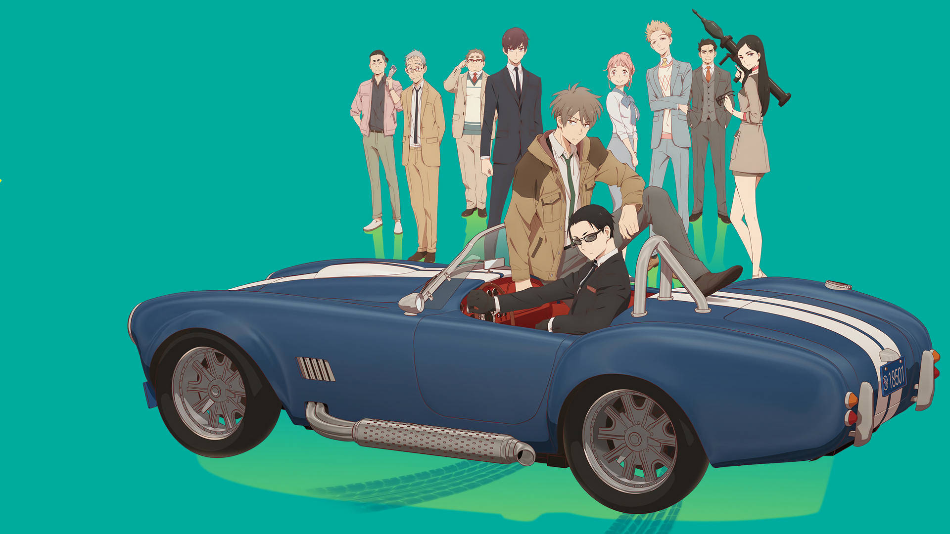 The Millionaire Detective Cast In Car Wallpaper