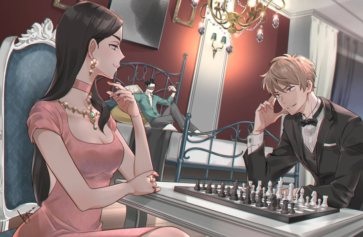 The Millionaire Detective Chess Game Art Wallpaper