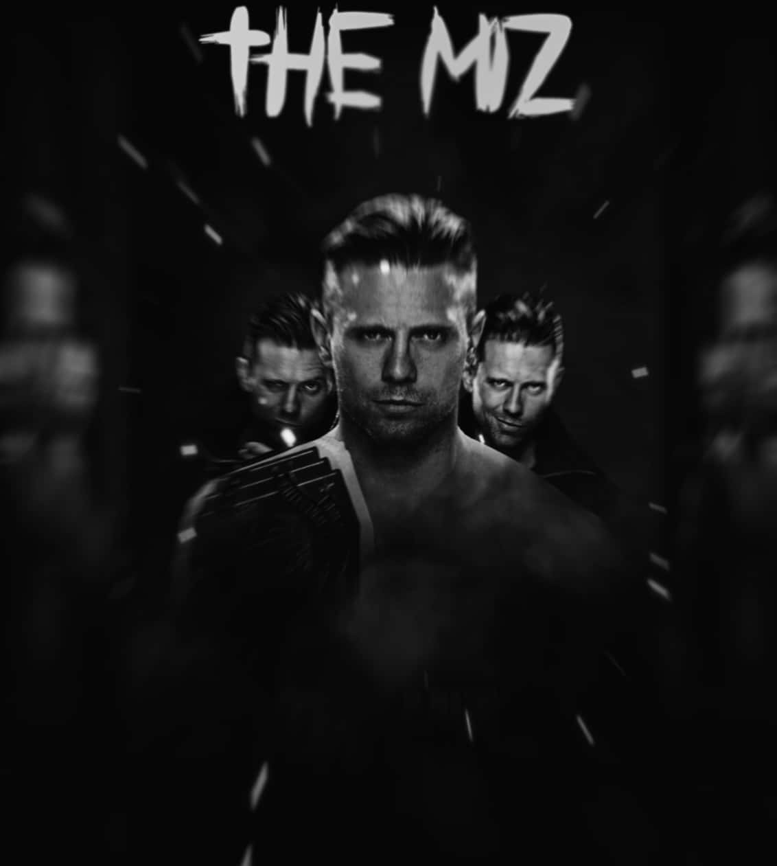 Download The Miz In Black And White Poster Wallpaper 