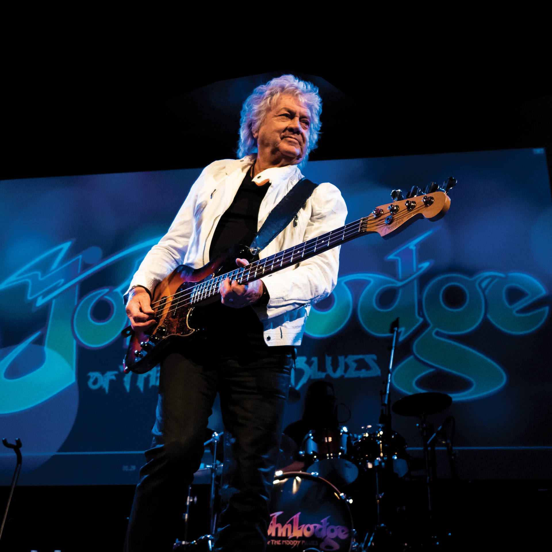 Elguitarrista De La Banda The Moody Blues, John Lodge. Fondo de pantalla