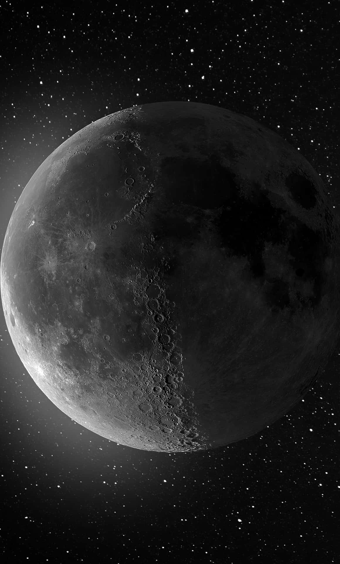 The Moon Up Close Iphone Wallpaper