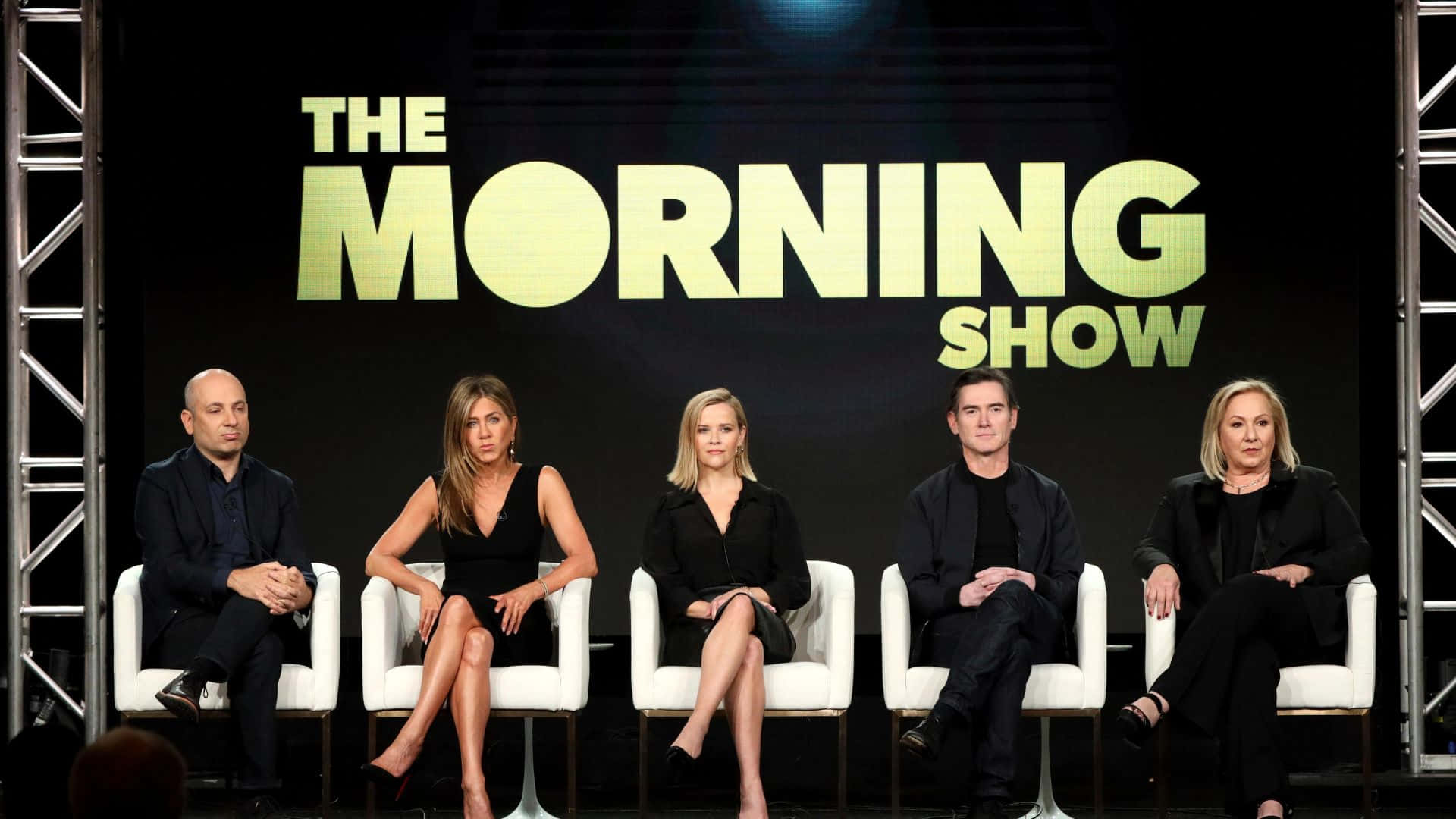 The Morning Show Cast Panel Discussion Wallpaper