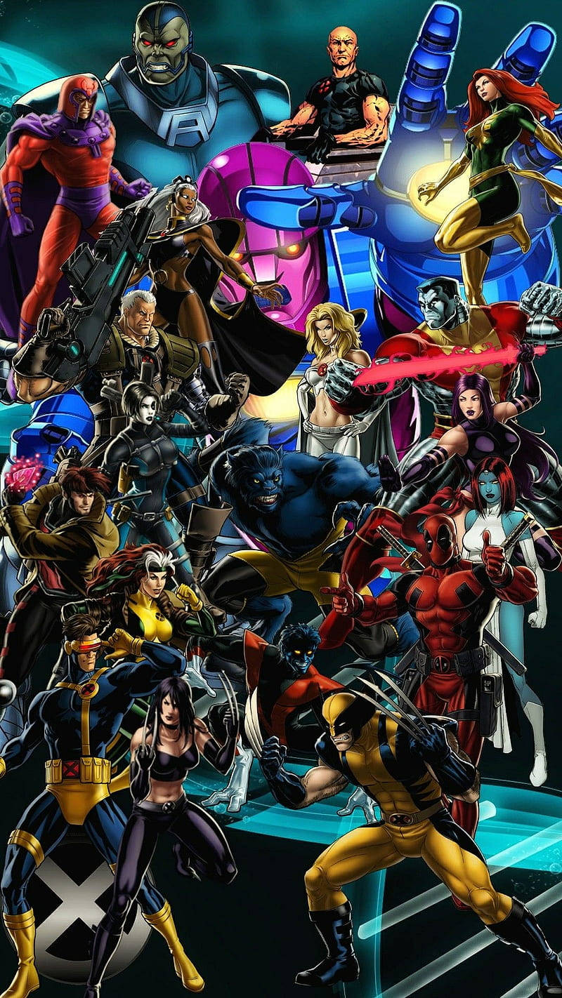 The Mutants Superhero iPhone Wallpaper