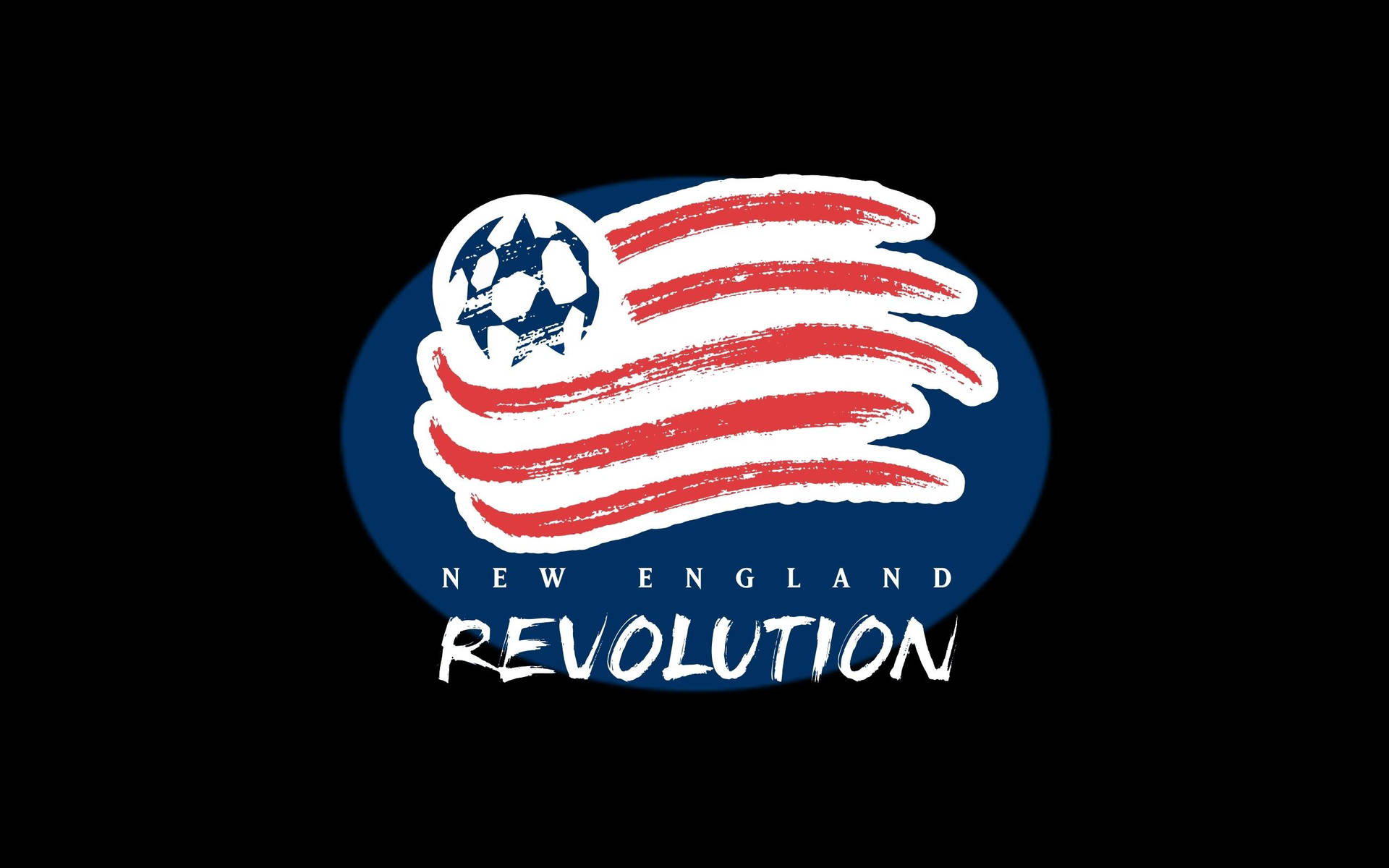 The New England Revolution Soccer Logo Wallpaper