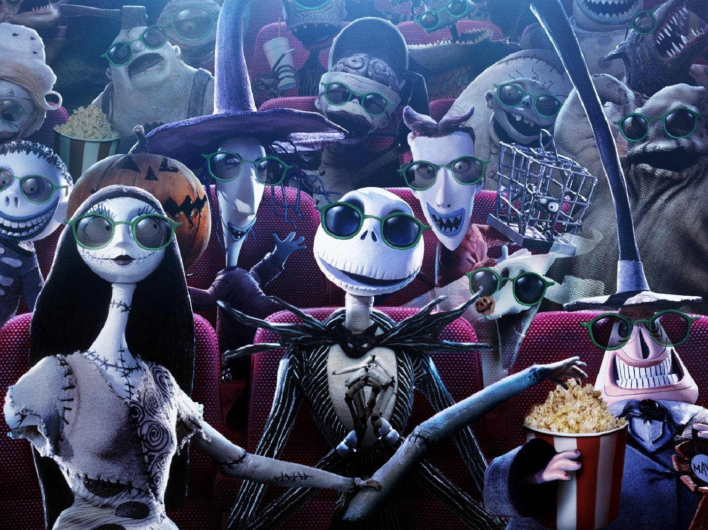 The Nightmare Before Christmas In The Movies Wallpaper