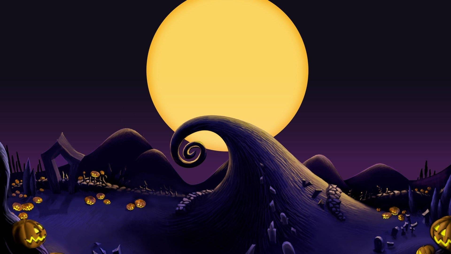 The Nightmare Before Christmas Landscape