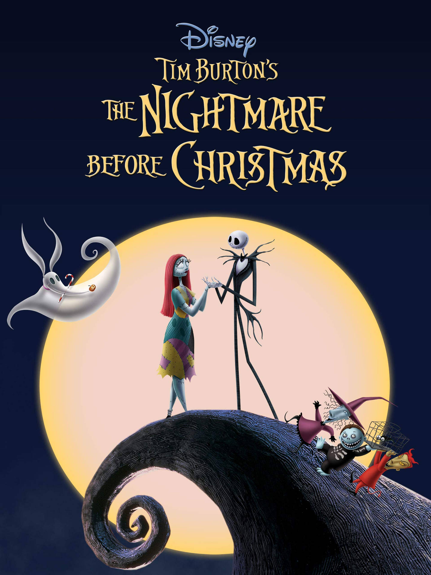 Den Nightmare Before Christmas Film Plakat Wallpaper