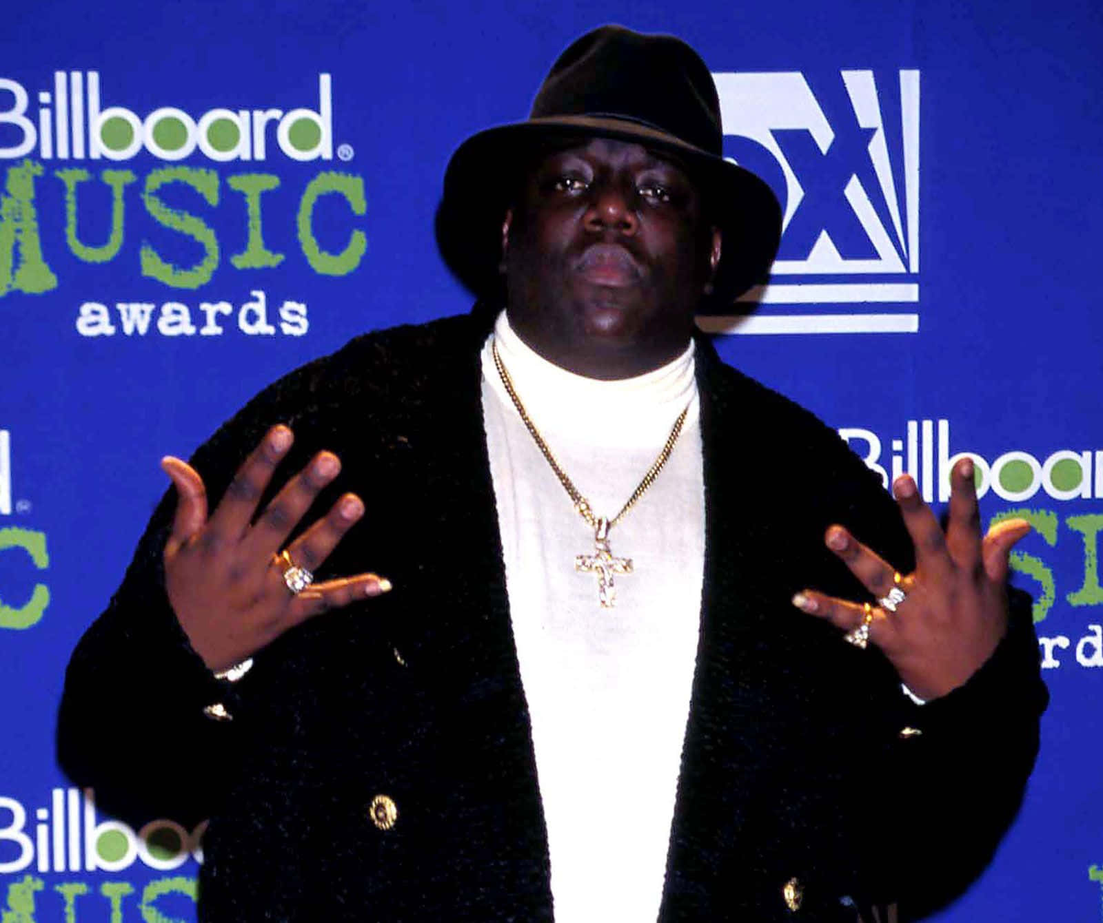 The Notorious B.I.G at the 1995 Billboard Music Awards Wallpaper
