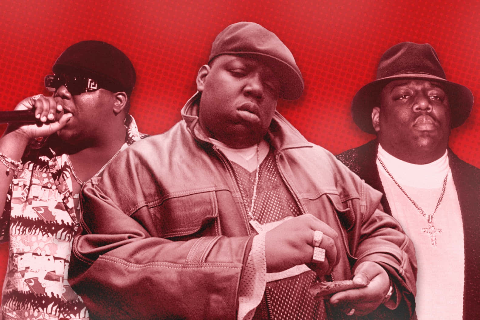 The Notorious Big Graphic Art Poster Wallpaper