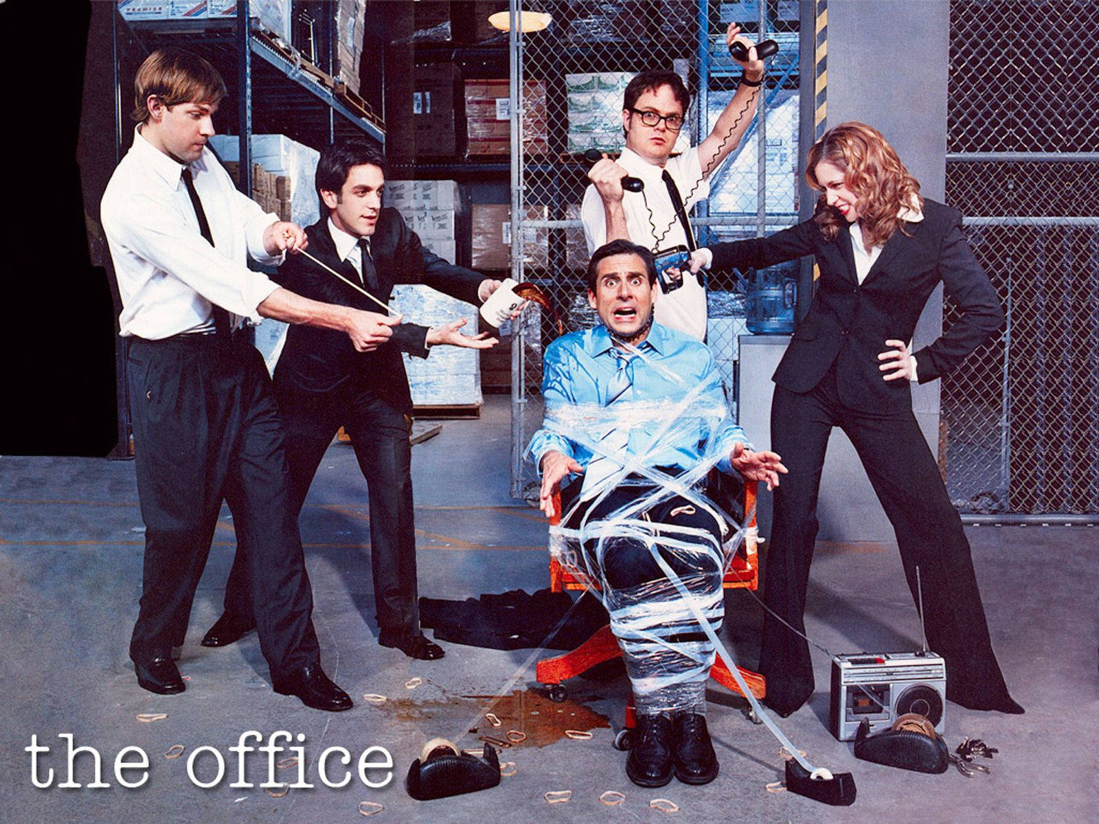 Dwight Schrute & Jim Halpert - 'The Office' Hostage Negotiations Wallpaper