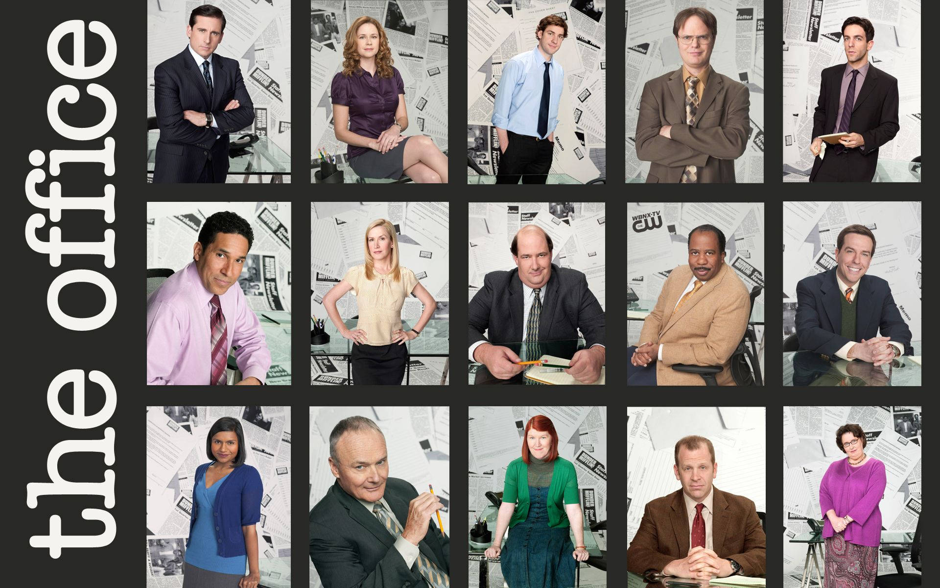 De Cast Van The Office Achtergrond