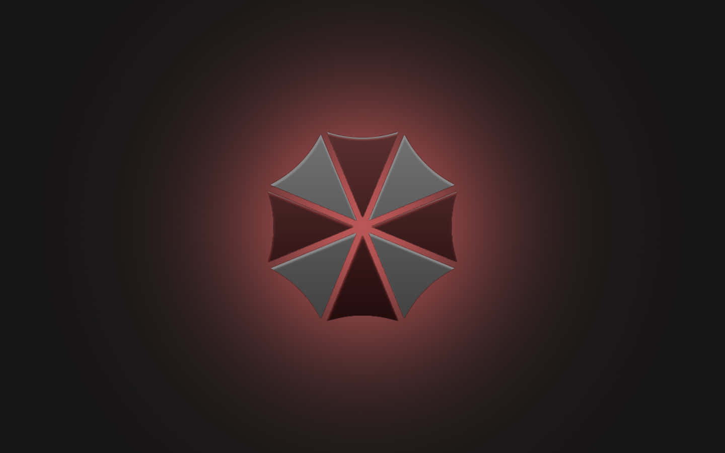 The Ominous Umbrella Corporation Logo From The Resident Evil Series Wallpaper