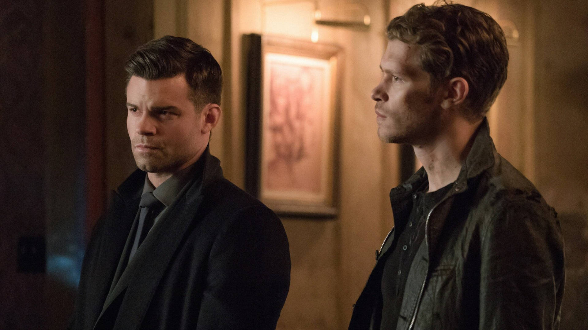 The Originals Mikaelson Brothers Serious Looks Wallpaper