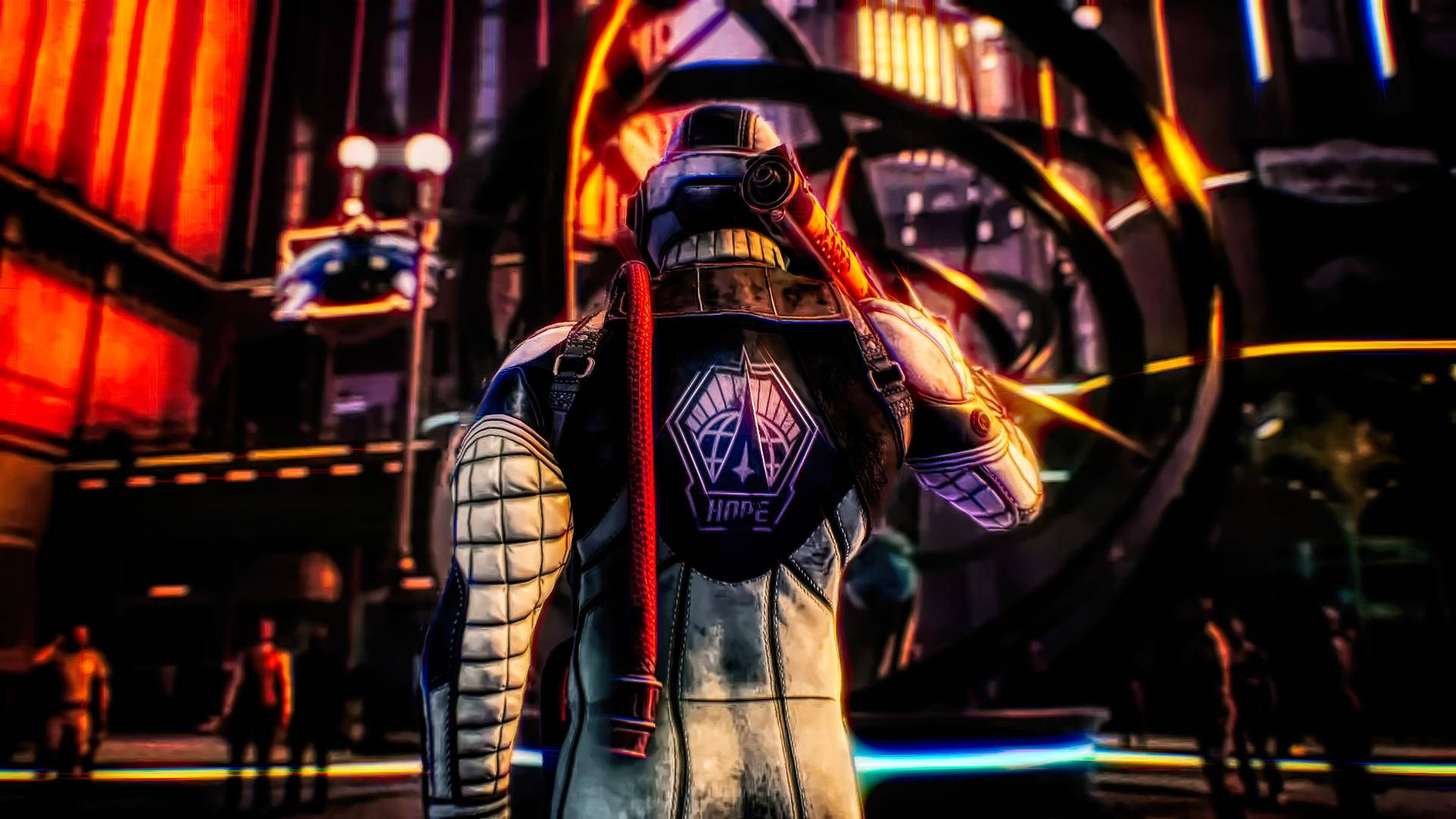 The Outer Worlds Hibernation Suit Background