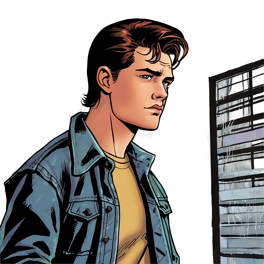 The Outsiders Graphic Novel Style Png 80 PNG