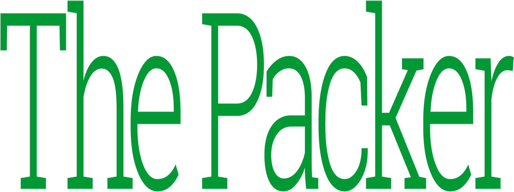 The Packer Logo Green Text PNG