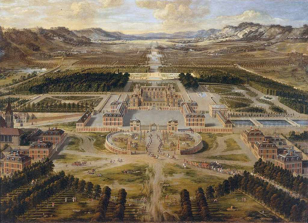 Majestic Digital Artwork of Palace of Versailles Wallpaper