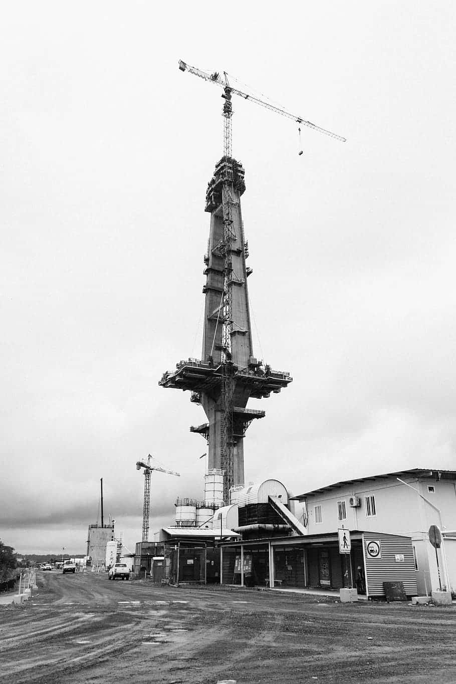The Panama Canal Tower Crane Wallpaper