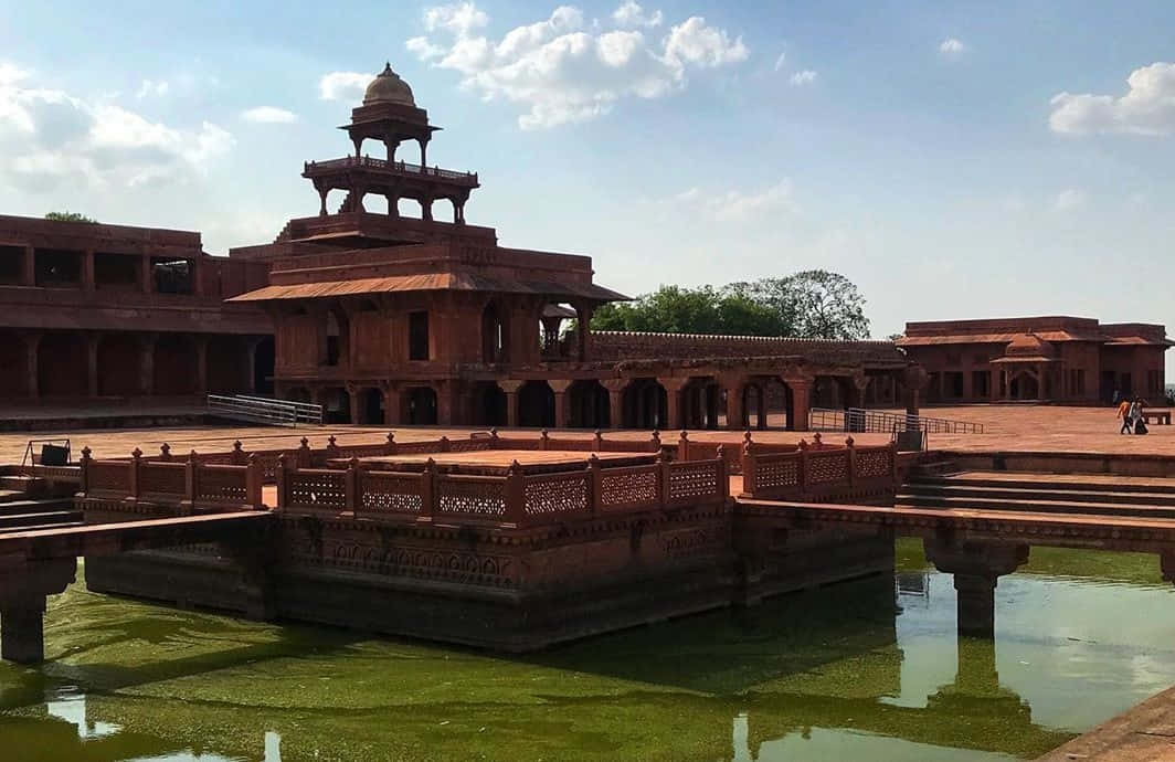 The Panch Mahal In Fatehpur Sikri Wallpaper