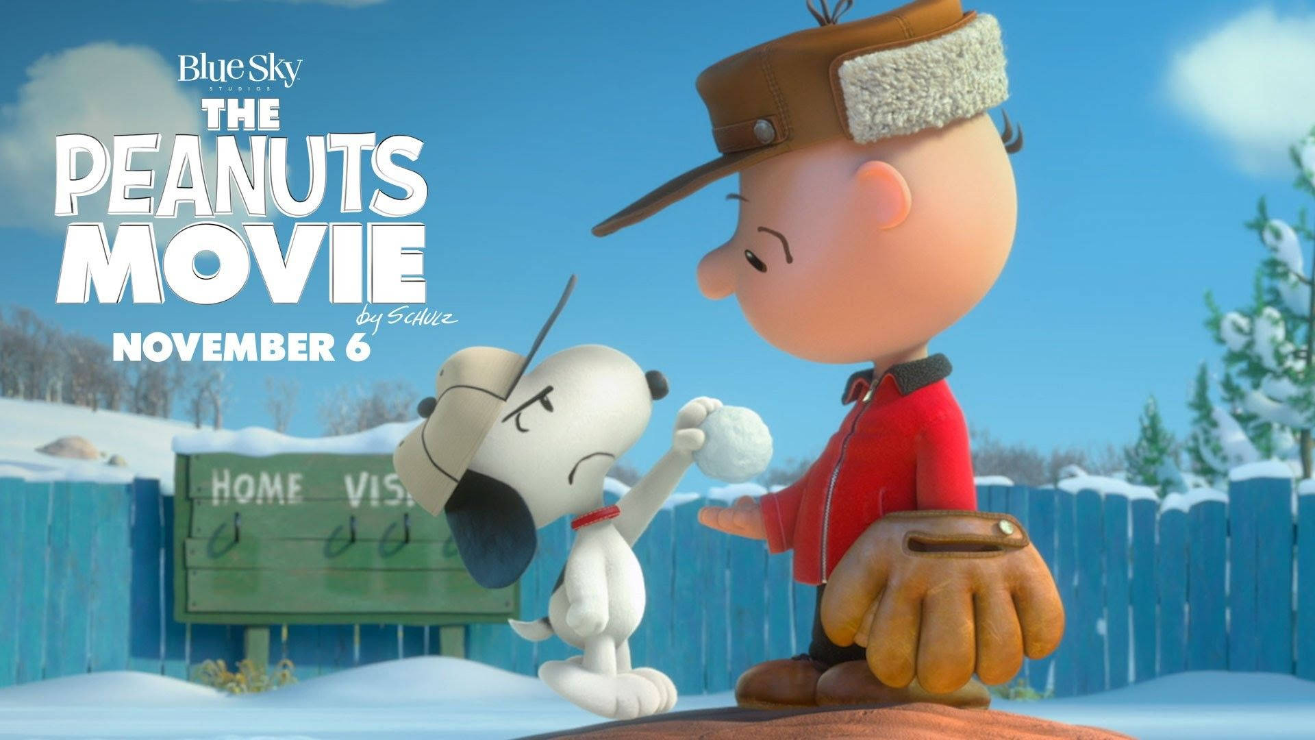 Download The Peanuts Movie Characters On Snow Wallpaper 