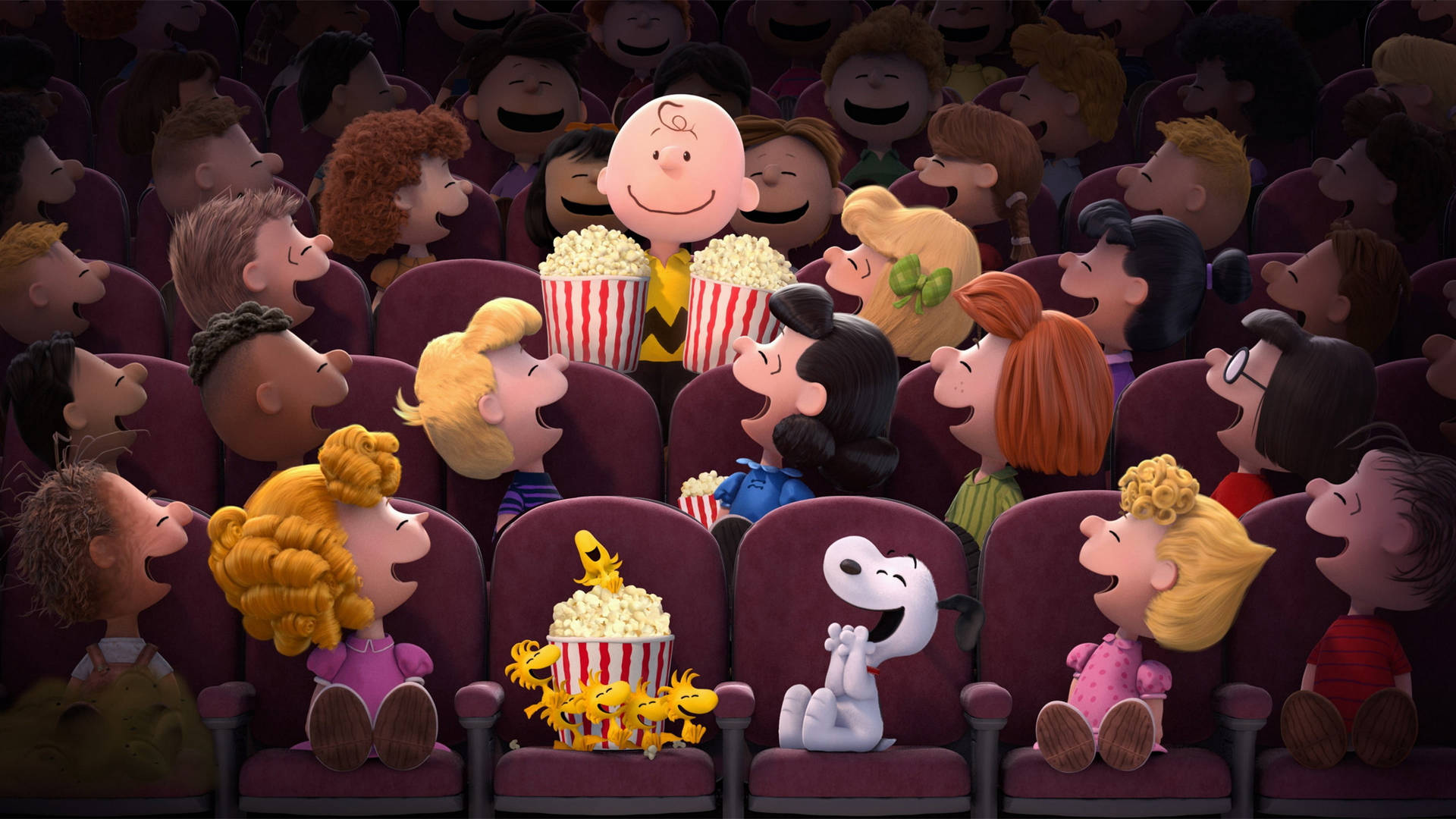The Peanuts Movie House Poster Wallpaper