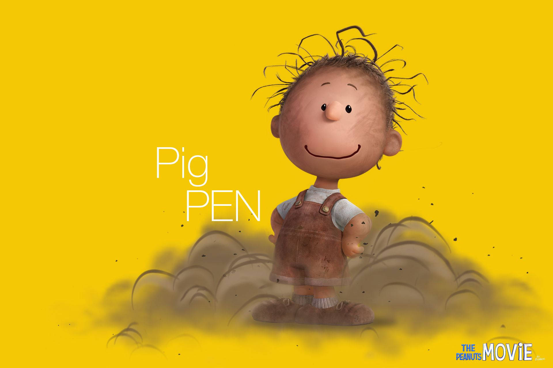 Lapelícula De Los Peanuts Pig Pen Fondo de pantalla