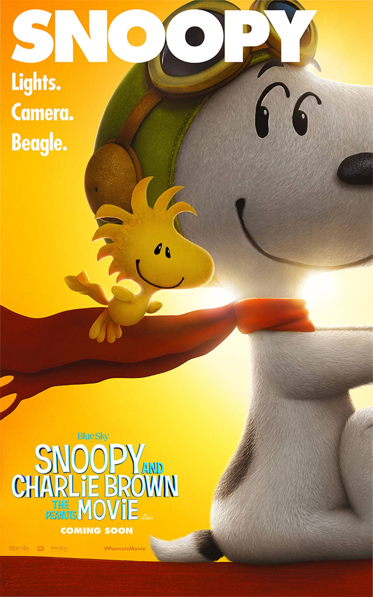 The Peanuts Movie Snoopy Poster Wallpaper