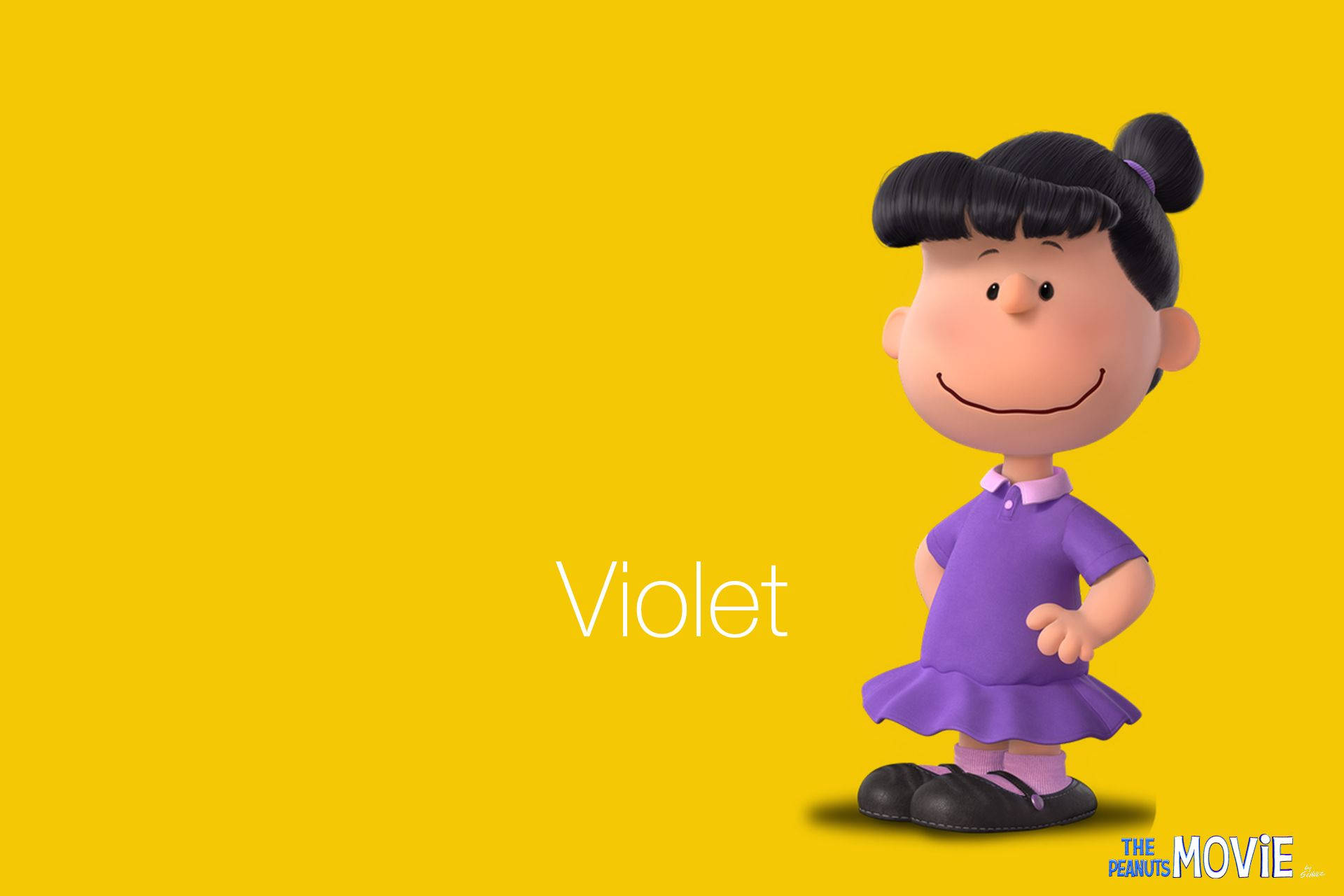Ilfilm Dei Peanuts: Violet. Sfondo