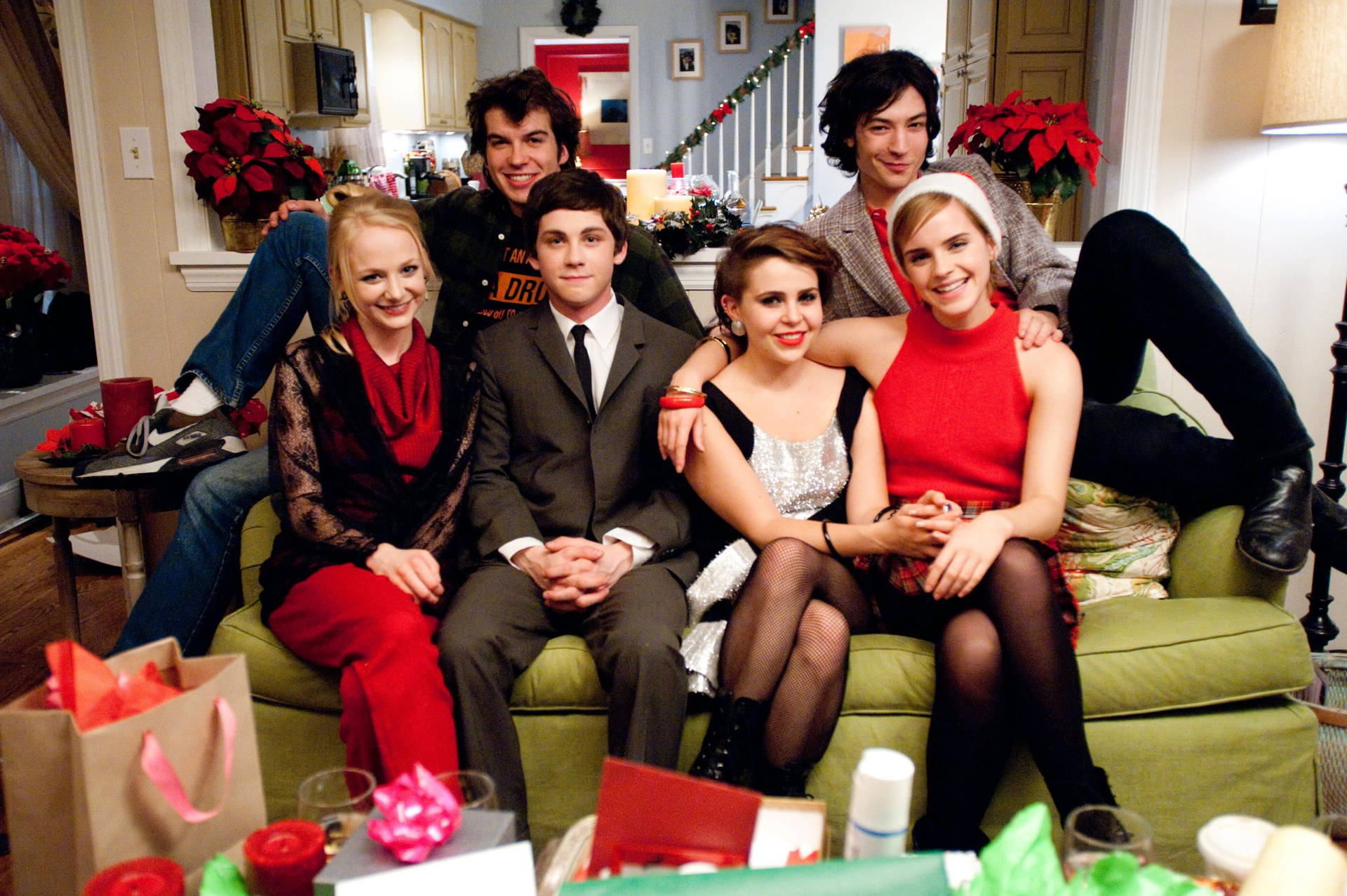 The Perks Of Being A Wallflower Christmas Party Wallpaper