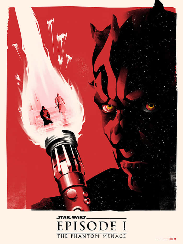 Qui-Gon Jinn and Obi-Wan Kenobi in Star Wars: The Phantom Menace Wallpaper