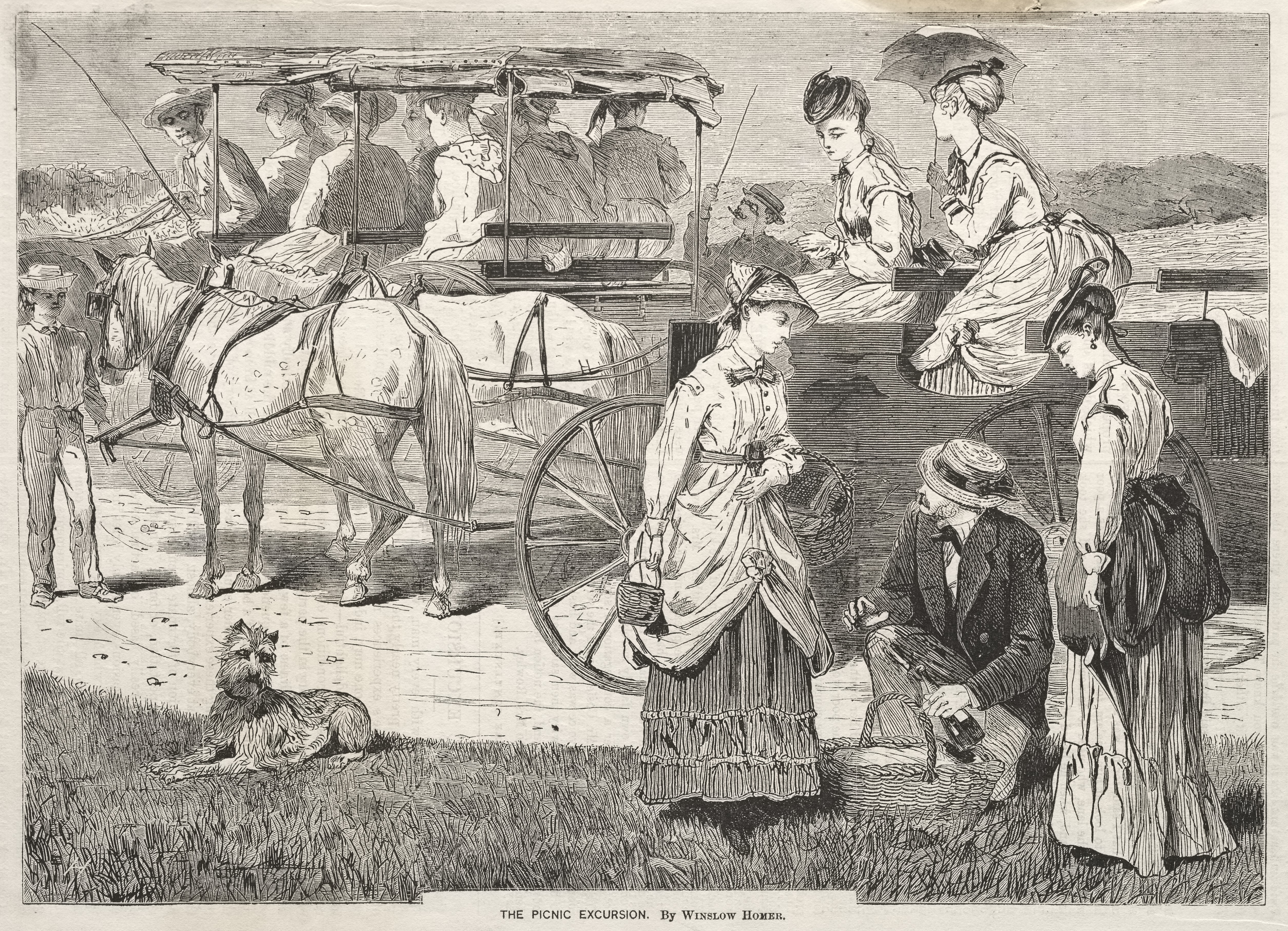 The Picnic Excursion Wallpaper