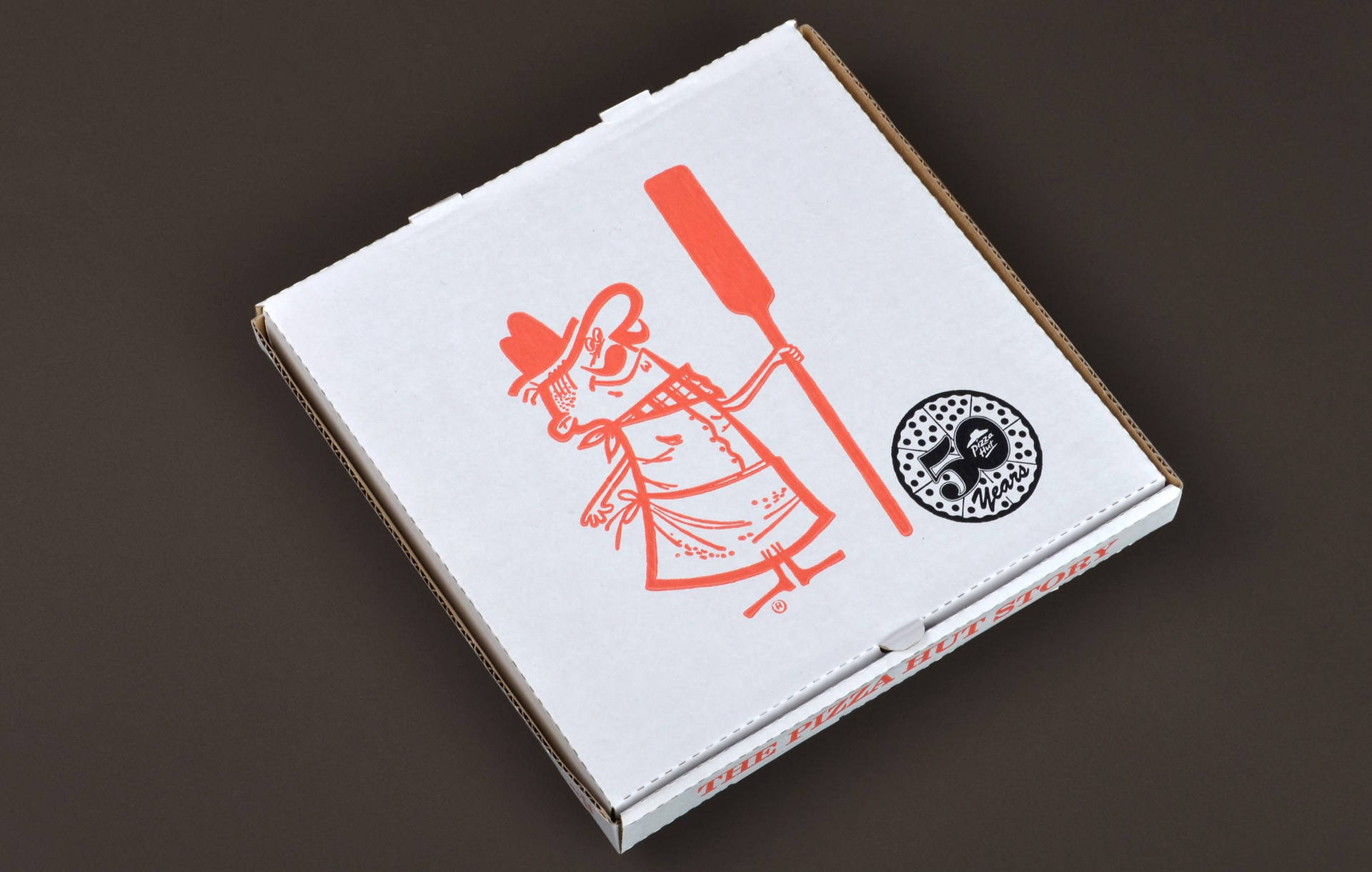 Historien om Pizza Hut Story Box Annonce spil tapet. Wallpaper