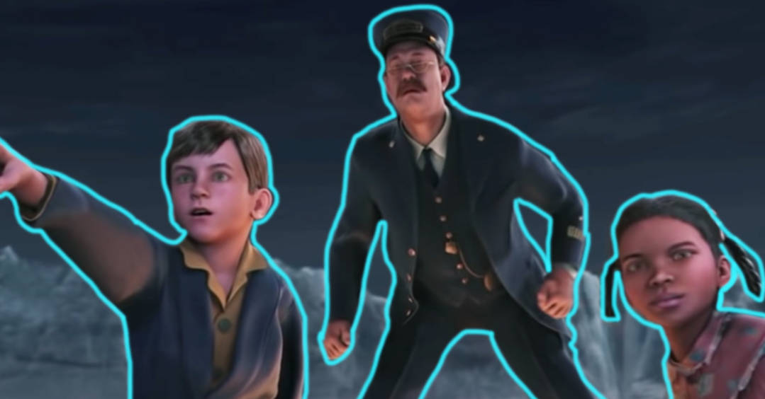 The Polar Express Casts' Cropped Images Wallpaper