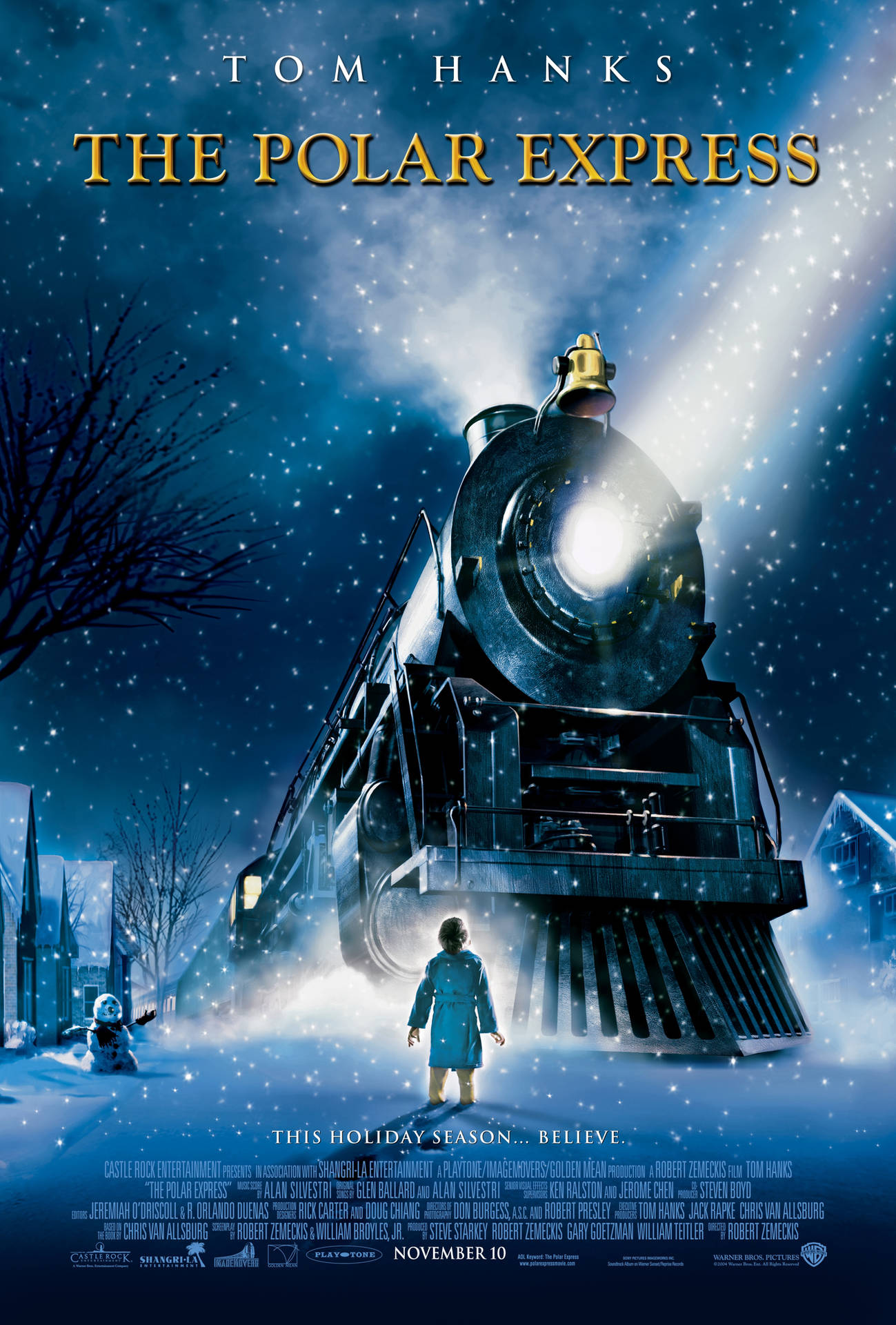 The Polar Express Movie Cover Wallpaper