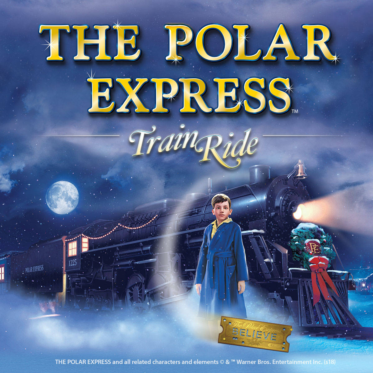 The Polar Express Train Ride Wallpaper