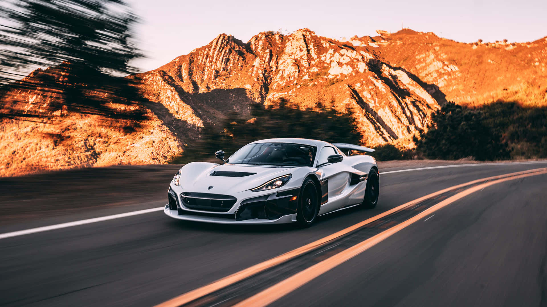 The Powerful And Luxurious Rimac Nevera Electric Hypercar Wallpaper