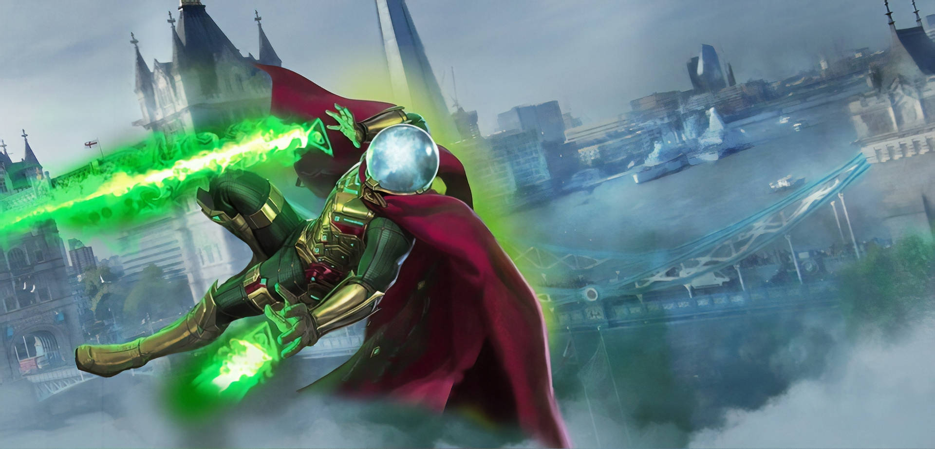 The Powerful Illusionist Mysterio Wallpaper
