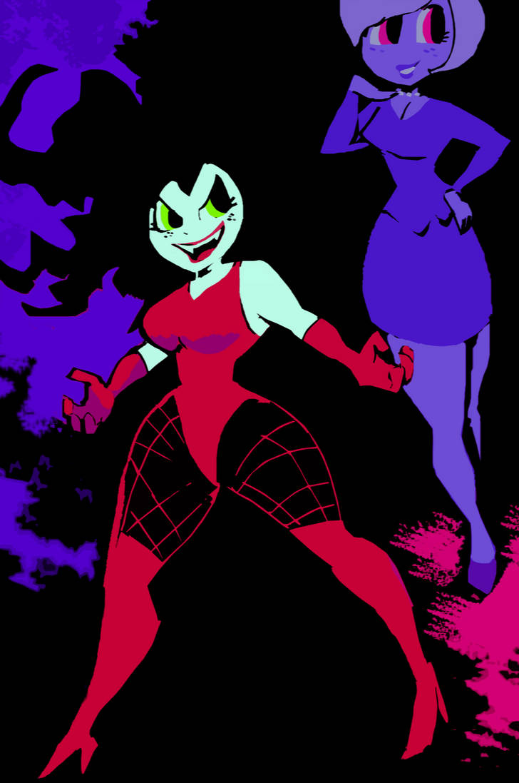 The Powerpuff Girls Sedusa Villain Wallpaper