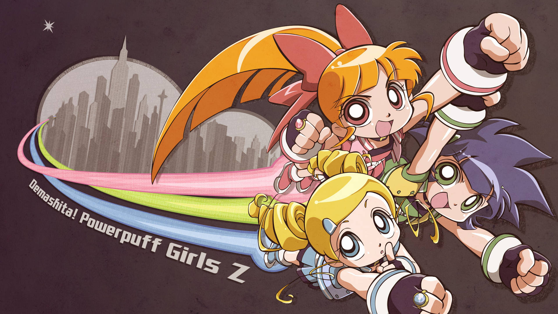 The Powerpuff Girls Z Anime Wallpaper