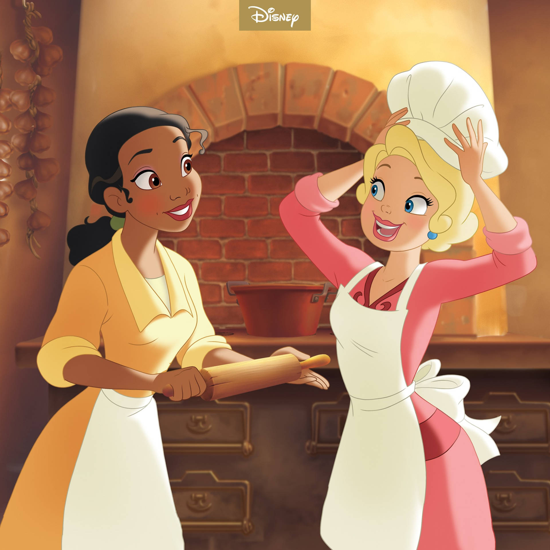 The Princess And The Frog Cooking Best Friends Wallpaper