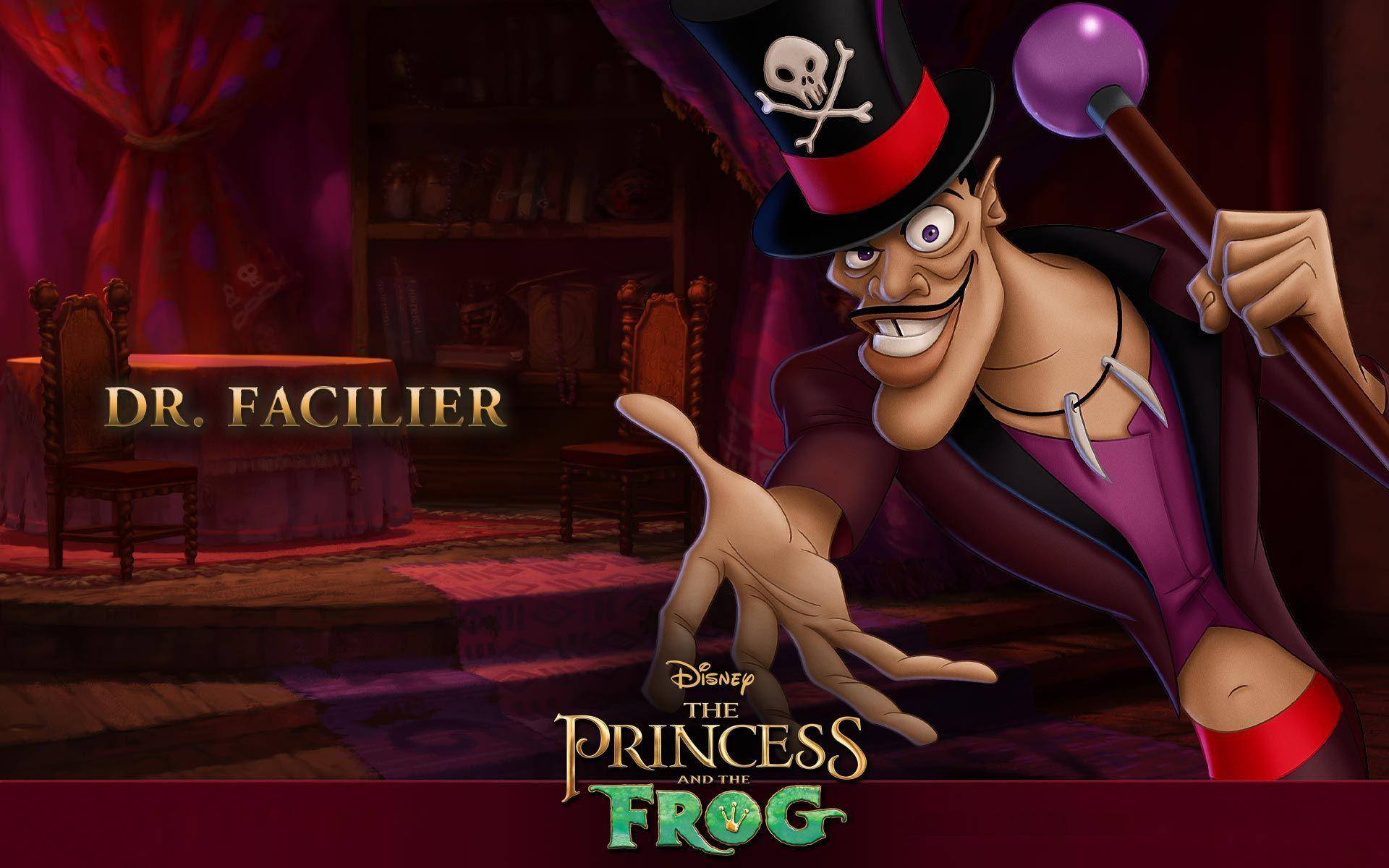 The Princess And The Frog Dr. Facilier Poster Wallpaper