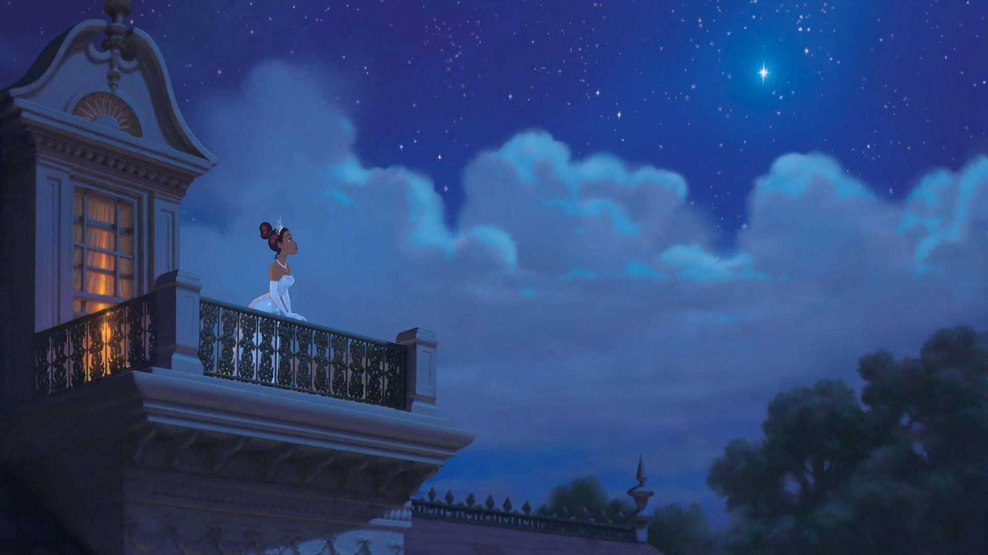 The Princess And The Frog Evening Star Wallpaper