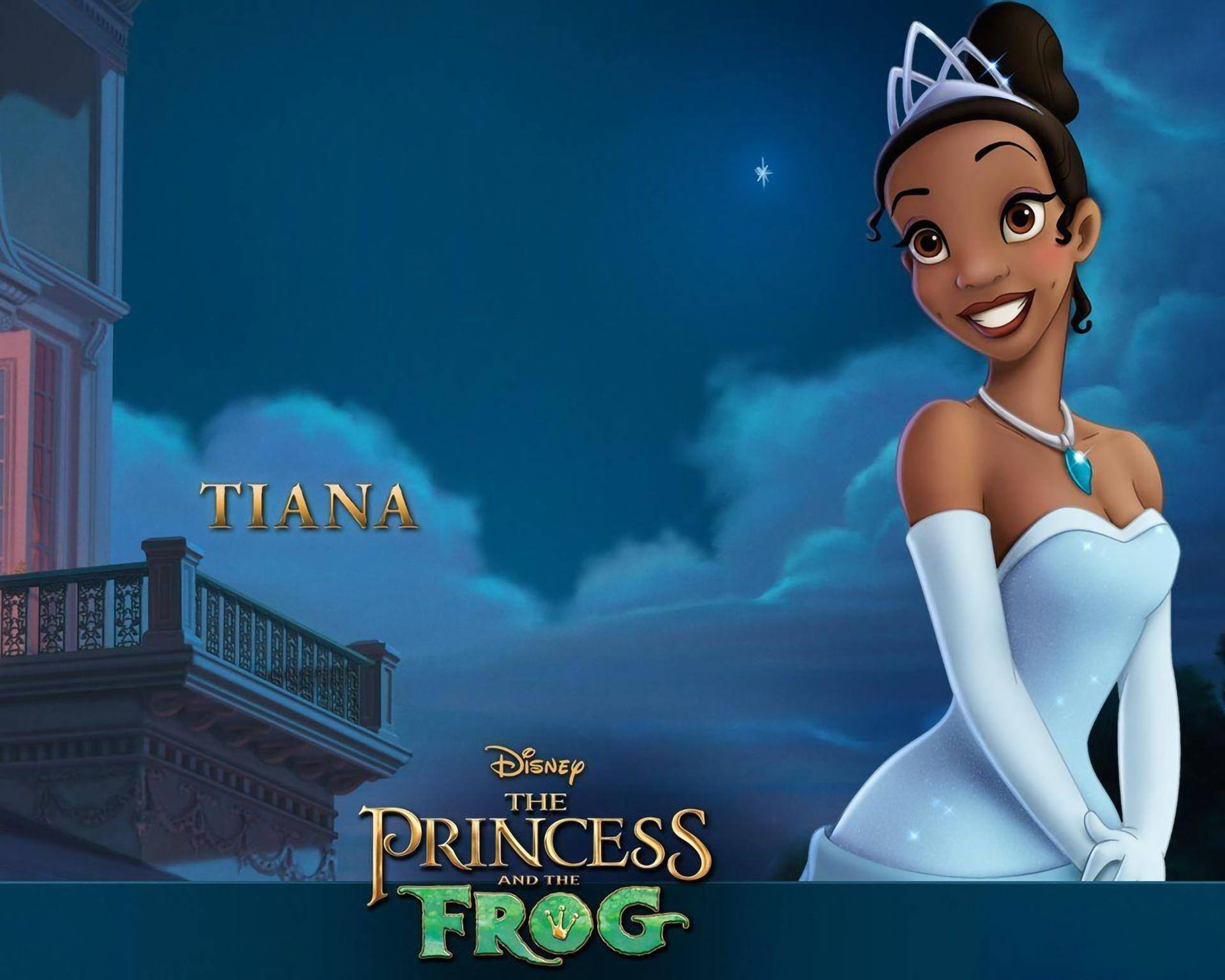 The Princess And The Frog Tiana Poster Wallpaper