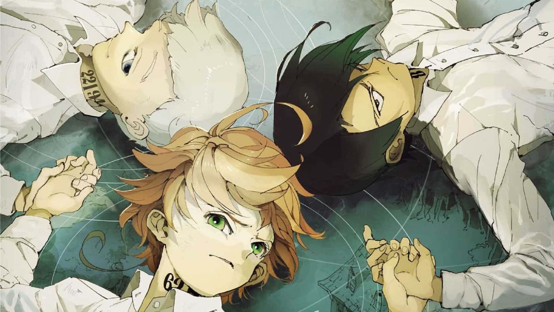 The Promised Neverland Characters in a Forest