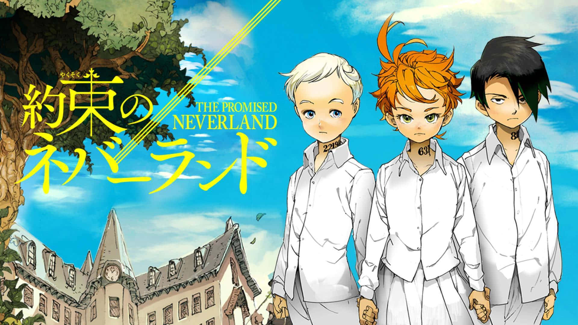 The Promised Neverland Anime Characters Wallpaper