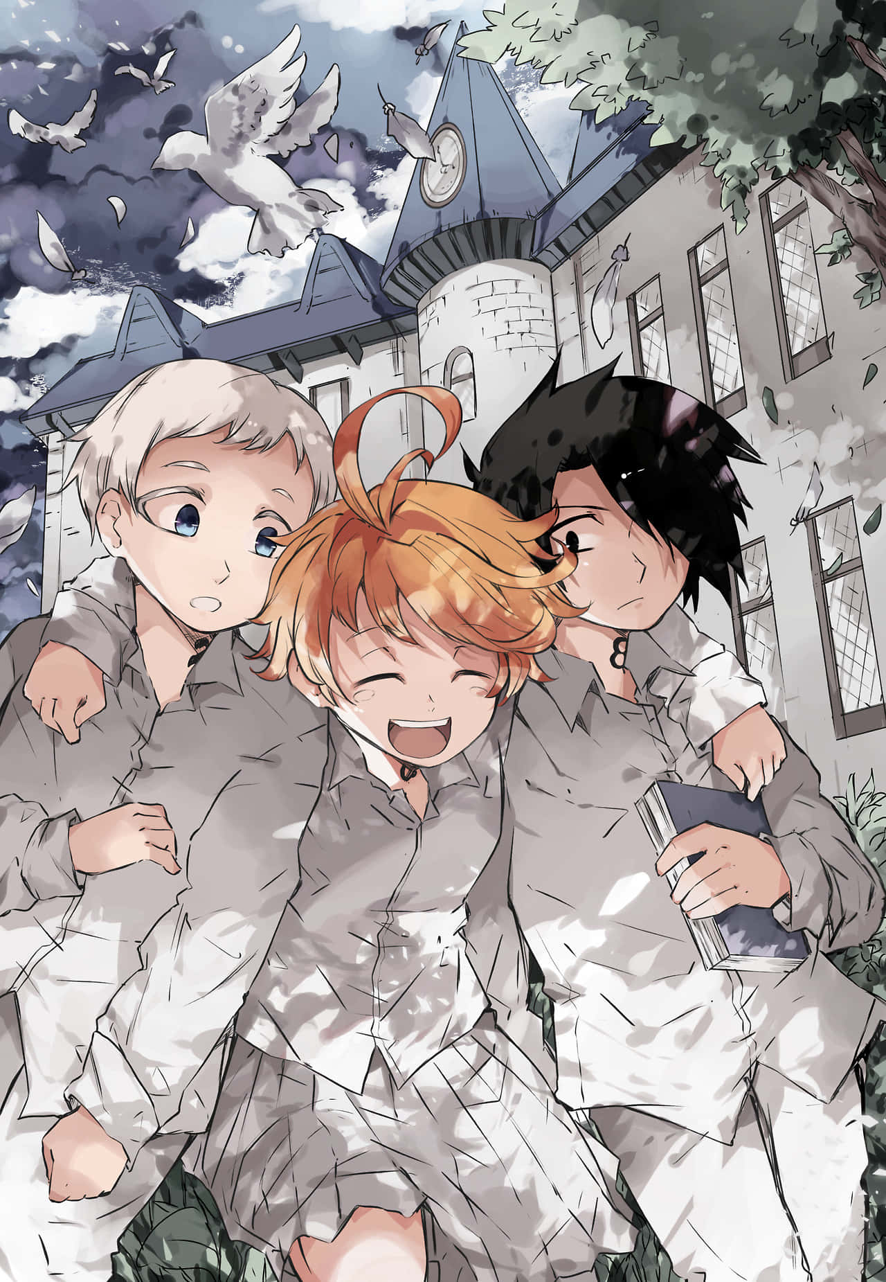 Emma Fra The Promised Neverland Bakgrunnsbildet