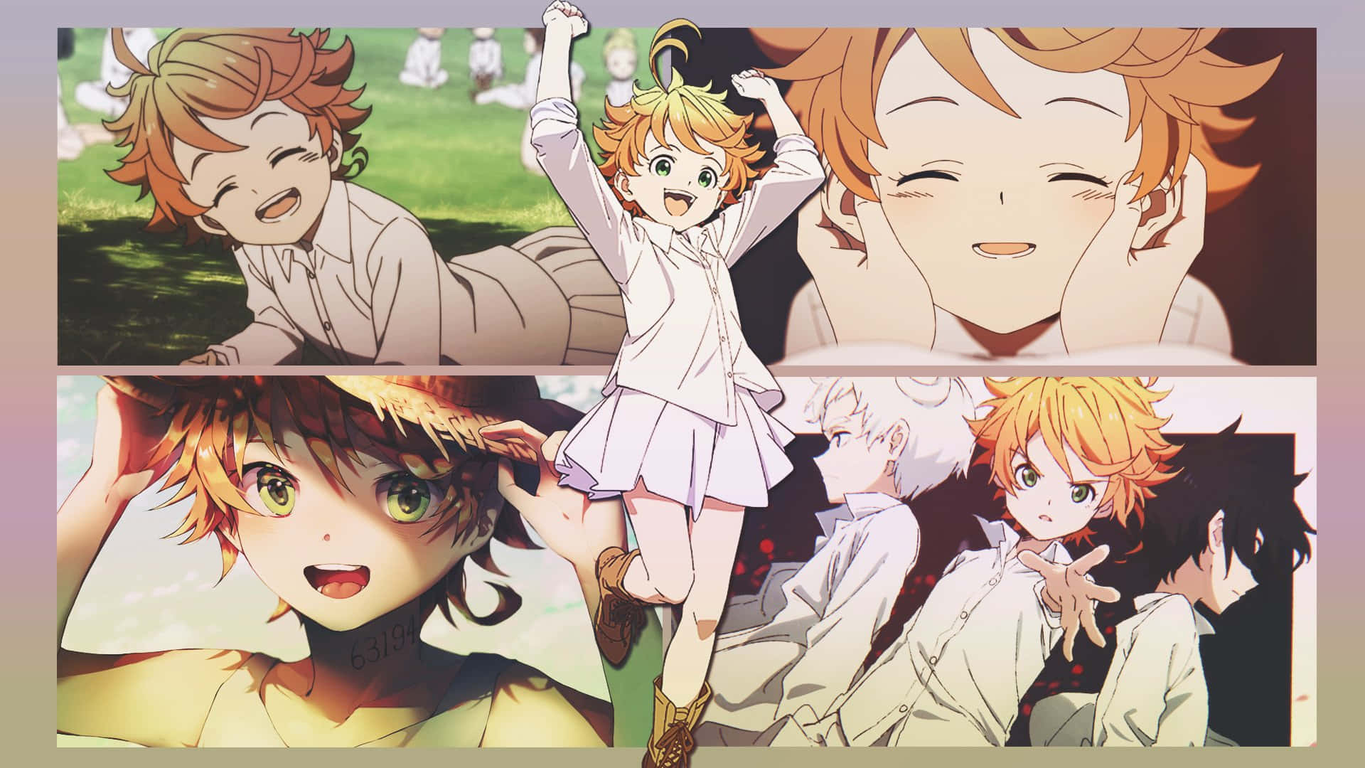Emma from The Promised Neverland, ready for action. Wallpaper